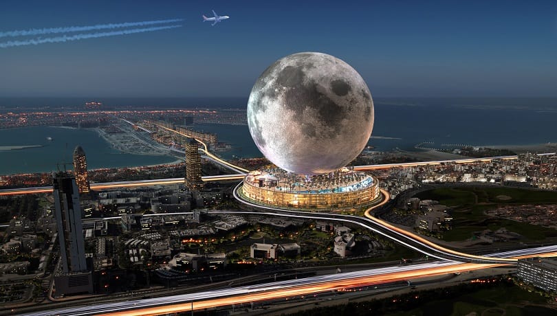 مبنى القمر العملاق مجرد مشروع مقترح من شركة تصميم معماري