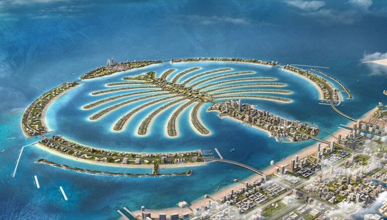 ستحتضن نخلة جبل علي في دبي عند اكتمالها 35 ألف أسرة