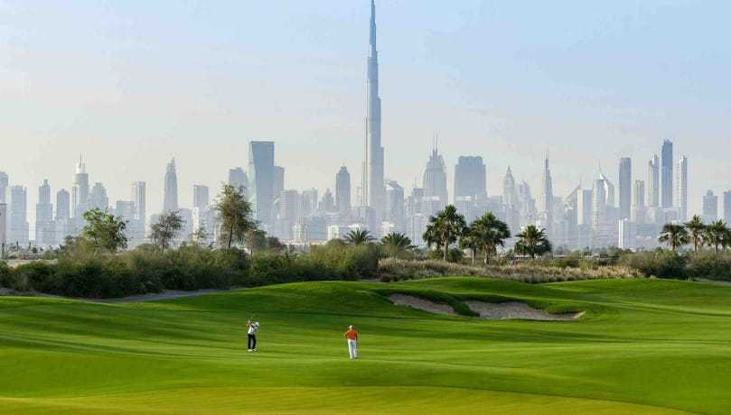 دبي هيلز استيت من أبرز المجمعات السكنية الحديثة المطلة على ملعب للغولف في دبي