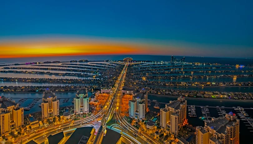 نخلة جميرا سجلت أكبر مبيعات عقارية مقارنة مع باقي مناطق دبي