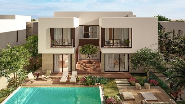 تصميم فلل كيان ضمن مشروع مجمّع حدائق الجرف في منطقة غنتوت بأبوظبي