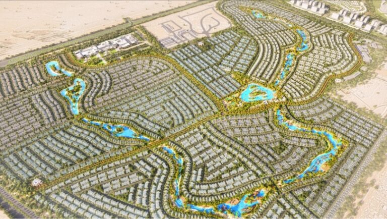 مخطط مشروع داماك لاجونز في دبي
