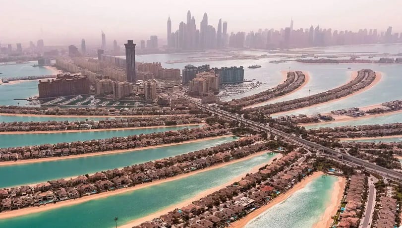 7.5%  حصة نخلة جميرا من مبيعات العقارات السكنية  في دبي خلال 2023