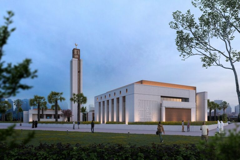 تصميم المسجد الجديد في مجمع داماك هيلز
