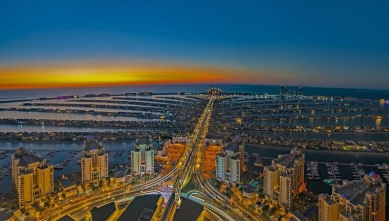 سجلت عقارات نخلة جميرا  صفقات بيع قياسية خلال 2023