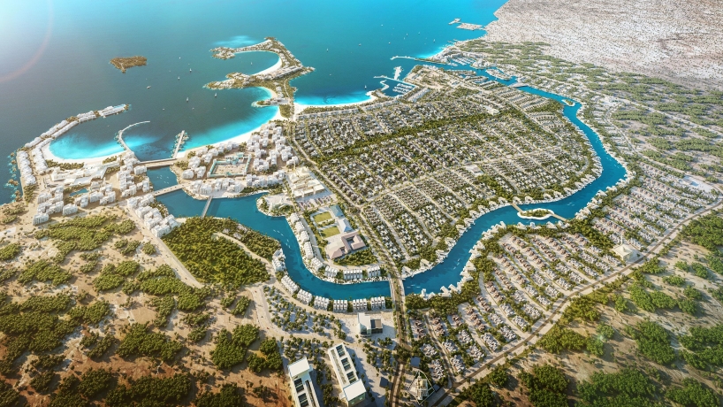 مشروع الجرف الذي تطوره شركة امكان العقارية في ابوظبي
