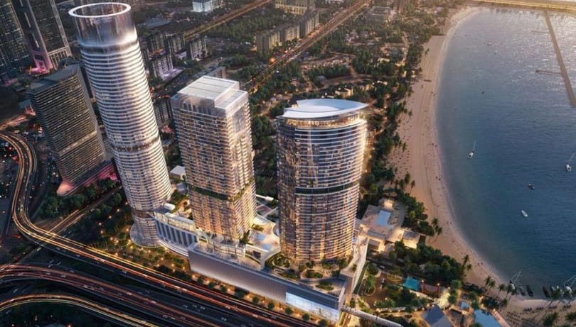ابراج بالم بيتش تورز في منطقة نخلة جميرا بدبي