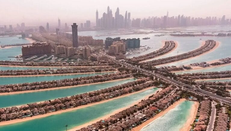نخلة جميرا الأولى في مبيعات العقارات السكنية بأعلى من مليون دولار بدبي