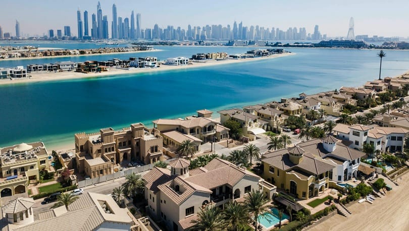 متوسط ايجار الفلل في نخلة جميرا ارتفع بنسبة 4.59% في 2024