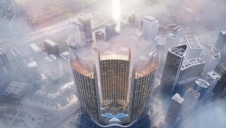 تصميم مشروع بن غاطي سكاي رايز