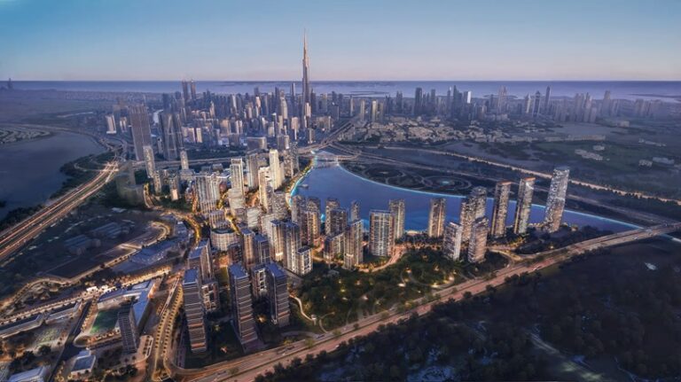 يضم المخطط السكني الرئيسي الموسع لمشروع حي دبي للتصميم 5 مناطق رئيسية