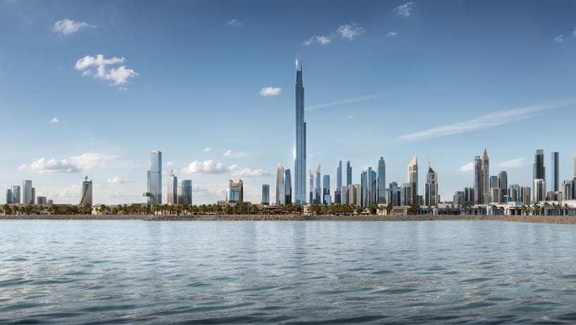 من المقرر اكتمال بناء برج عزيزي في دبي عام 2029 وسيبلغ ارتفاعه 725 متراً