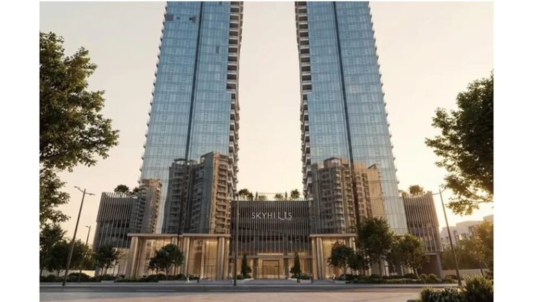 يضم مشروع سكاي هيلز ريزيدنسز1 في مجمع دبي للعلوم برجين بارتفاع 42 و35 طابقاً