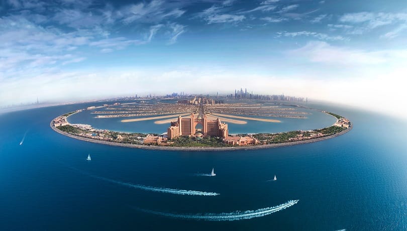 نخلة جميرا وجهة الاثرياء في بي