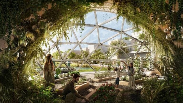 صميم مشروع المدينة المستدامة بجزيرة ياس في ابوظبي