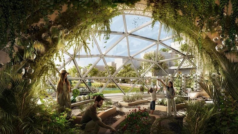 صميم مشروع المدينة المستدامة بجزيرة ياس في ابوظبي