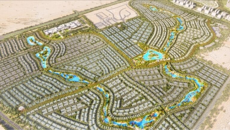 مخطط مشروع داماك لاجونز في دبي