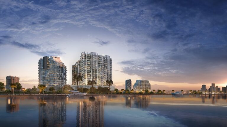 تصميم مبنى دبي كريك فيوز 2 في مدينة دبي الطبية