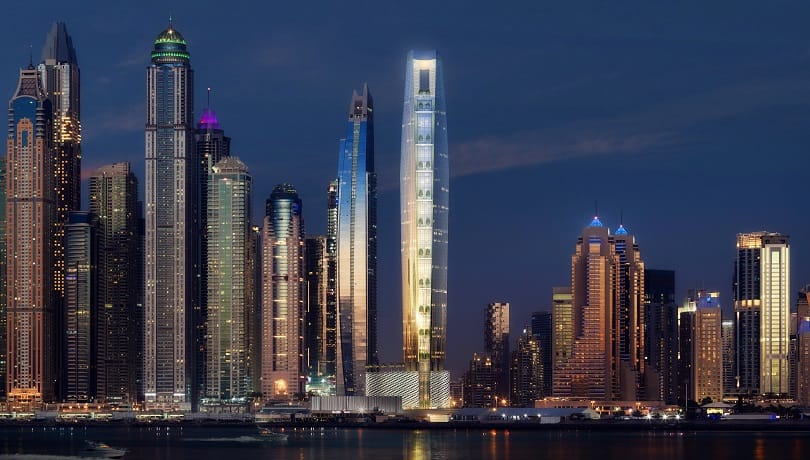 365 متراً ارتفاع فندق سيل Ceil  في دبي