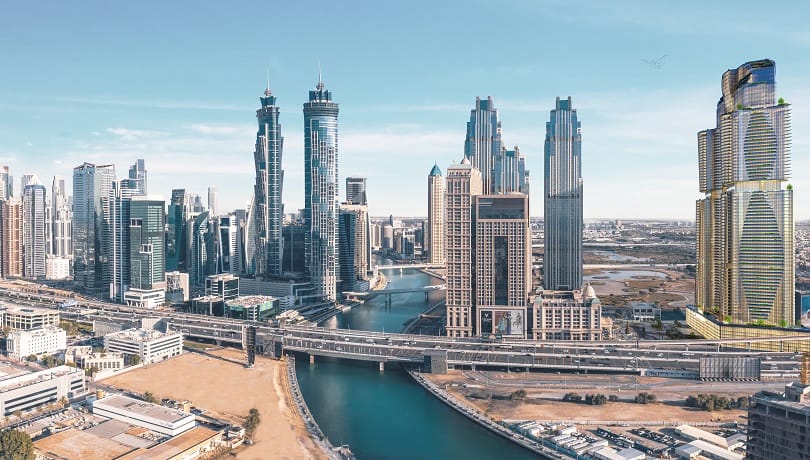 350 متر مربع ارتفاع برج الحبتور في دبي
