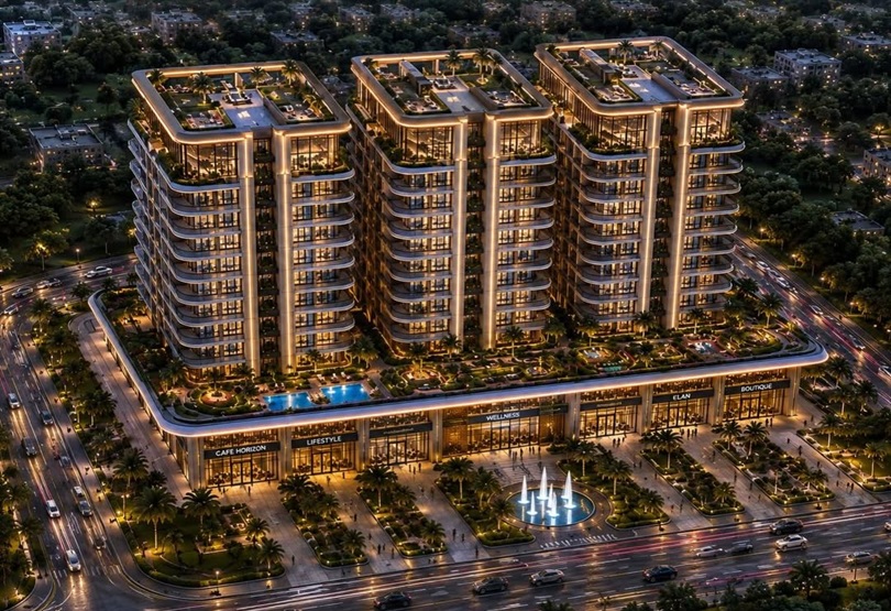 الأبراج السكنية في مشروع مدينة بوتسوانا الجديدة