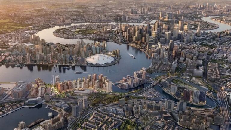 تصميم مشروع ثايمسايد ويست Thameside West الذي تطوره شركة أراد في لندن