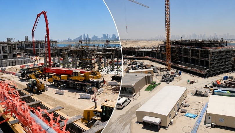 Nakheel's Bay Villas and Rixos Dubai Islands Construction progresses at Nakheel's Rixos Dubai Islands Hotel & Residences and Bay Villas.