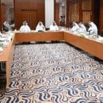 خلال اجتماع اللجنة التنظيمية العليا لمعرض الشارقة العقاري «إيكرس»