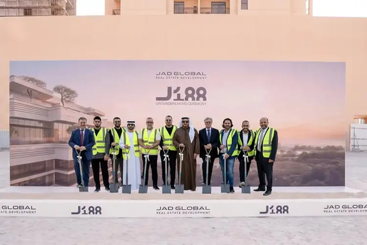 شركة جاد للتطوير تدشن أعمال بناء مشروع J188 في منطقة الجداف بدبي