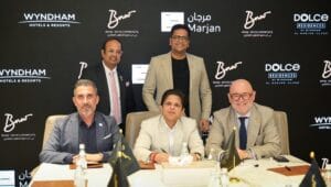 خلال الإعلان عن مشروع مساكن دولتشي ريزيدنسز رأس الخيمة بالتعاون مع "بي إن دبليو" وفنادق "ويندام"