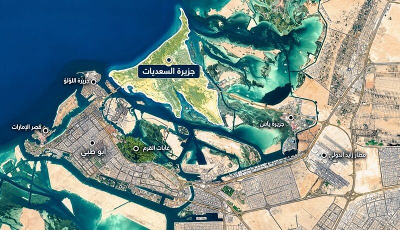 سجلت جزيرة السعديات مبيعات عقارات سكنية بقيمة 3.62 مليار دولار خلال النصف الأول من 2026 سجلت جزيرة السعديات مبيعات عقارات سكنية بقيمة 3.62 مليار دولار خلال النصف الأول من 2026